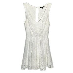 White Easter Dress Size XS Heartsoul Sleeveless Lace Summer Dress Women’s Classy